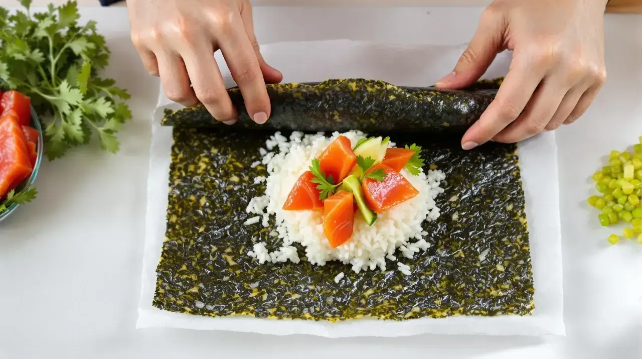 domowe sushi bez maty